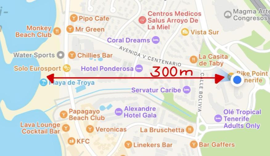 Perfectly Located Apartment With Pool Playa de las Americas  Luaran gambar